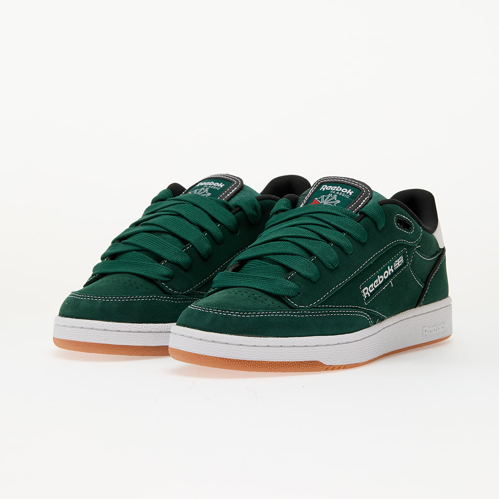 Men's sneakers and shoes Reebok Club C Bulc Cln Darkgreen/ Black/ White
