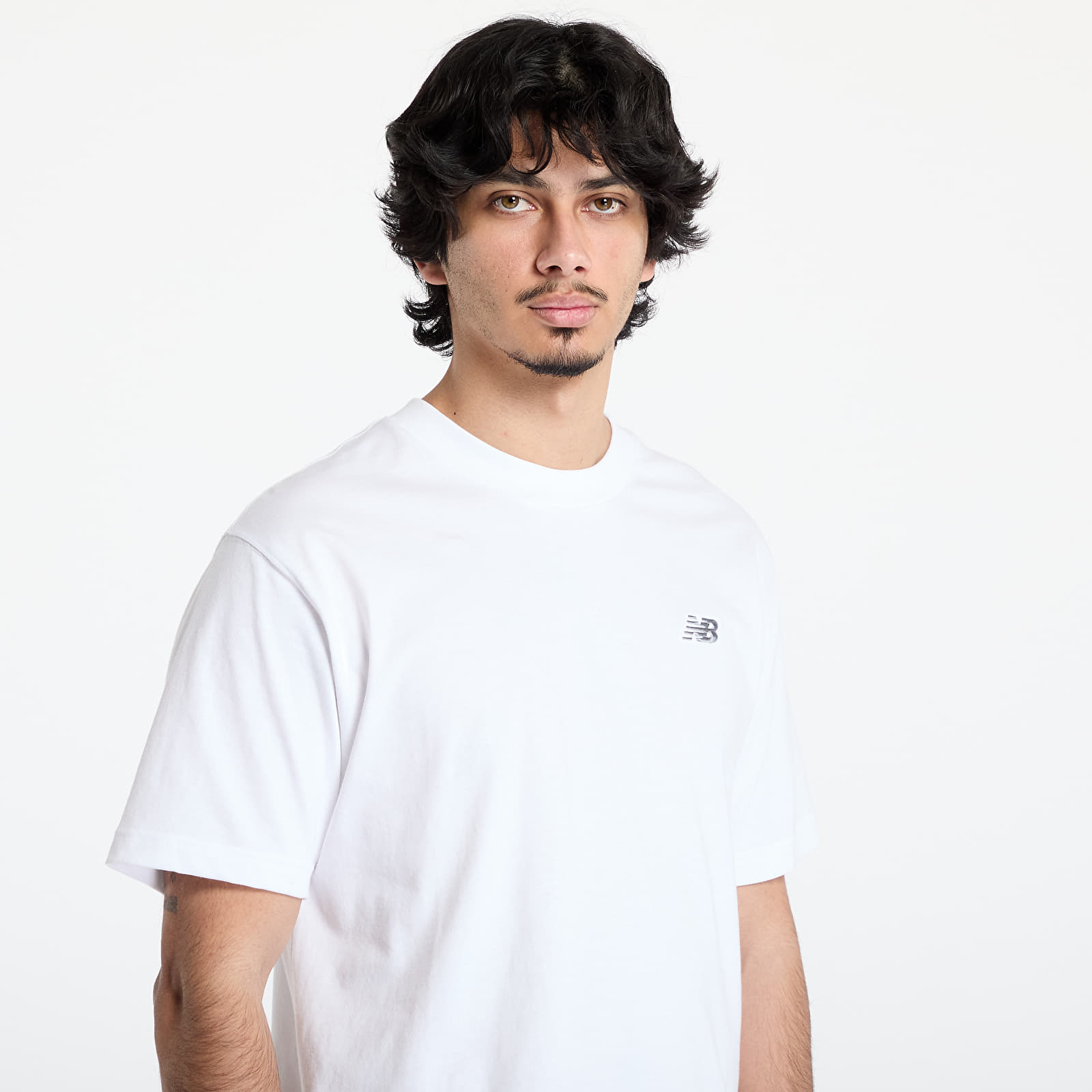T-shirts New Balance Small Logo S/S White