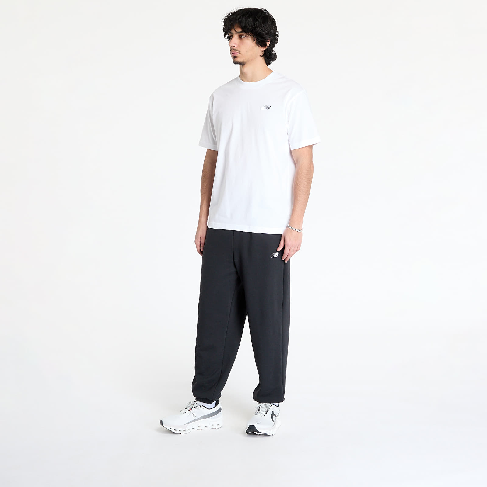 T-shirts New Balance Small Logo S/S White