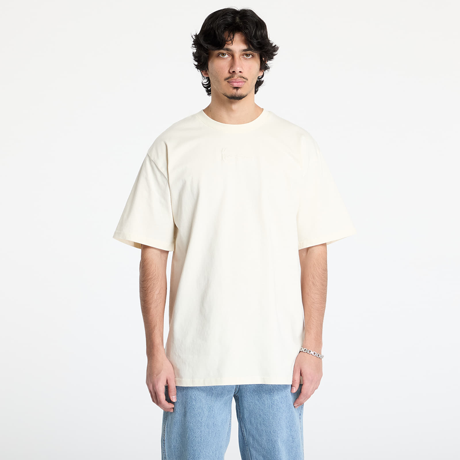 T-shirts Karl Kani Small Signature Essential Tee Off White