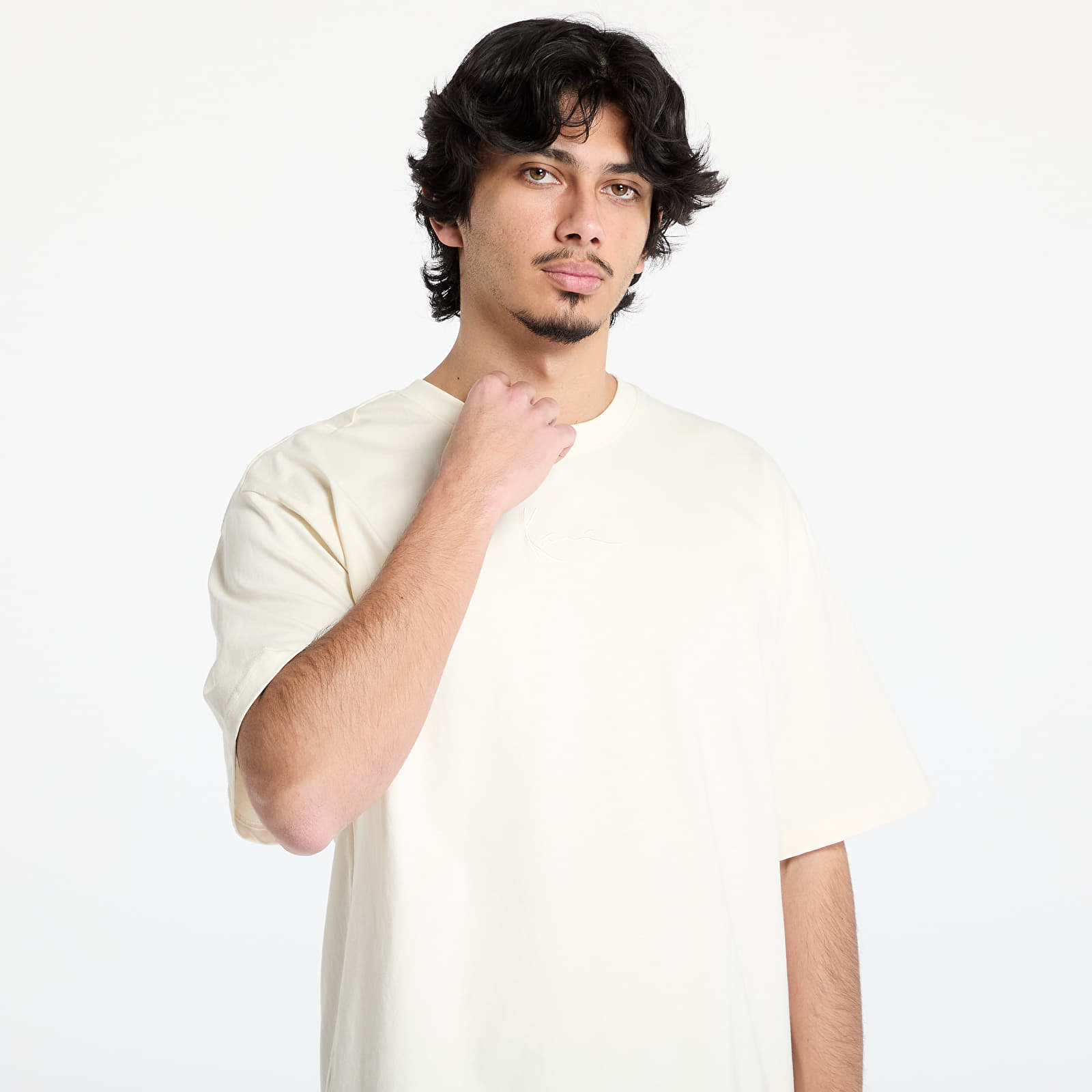 T-shirts Karl Kani Small Signature Essential Tee Off White