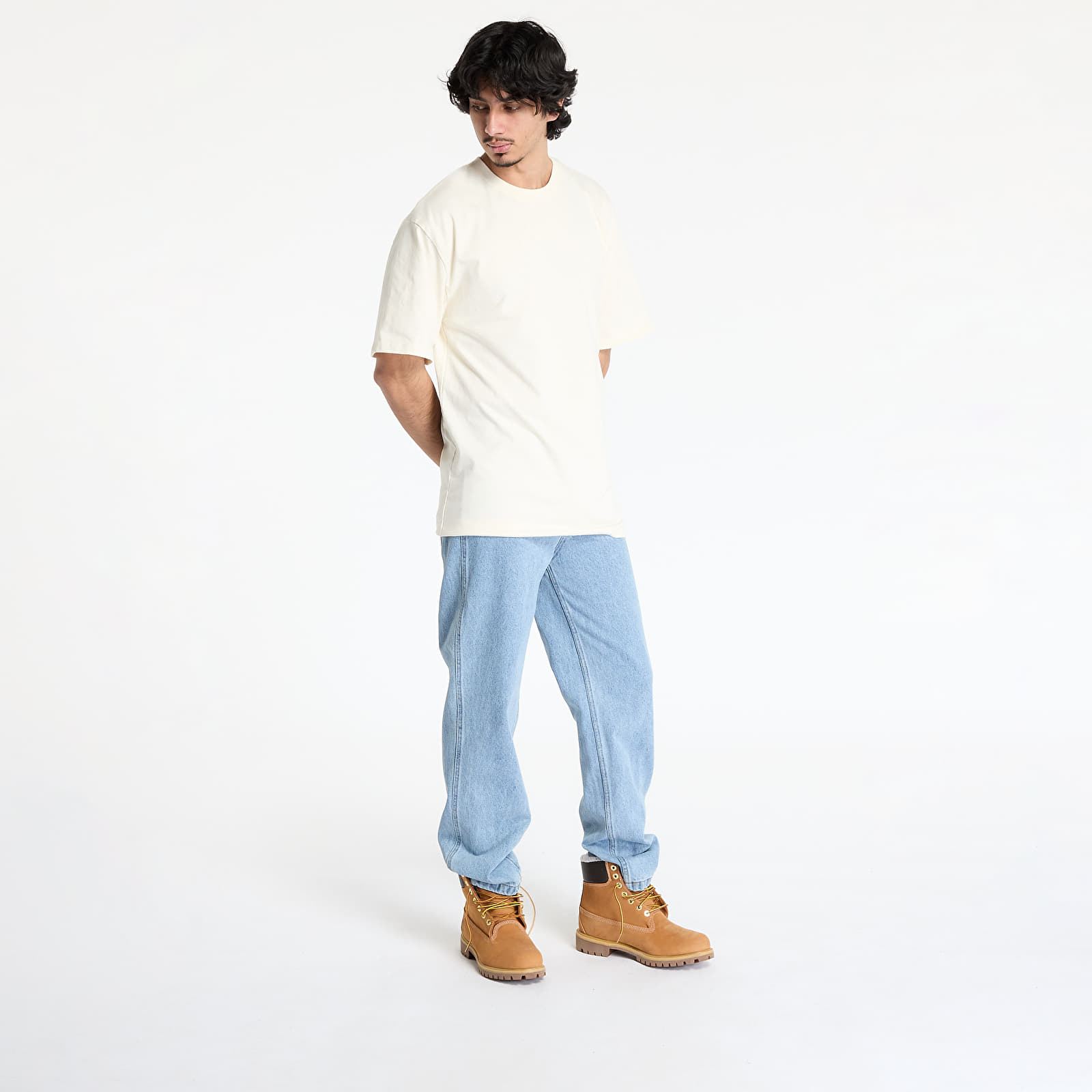 Dżinsy i spodnie Karl Kani Small Signature Baggy Five Pocket Denim Vintage Mid Blue