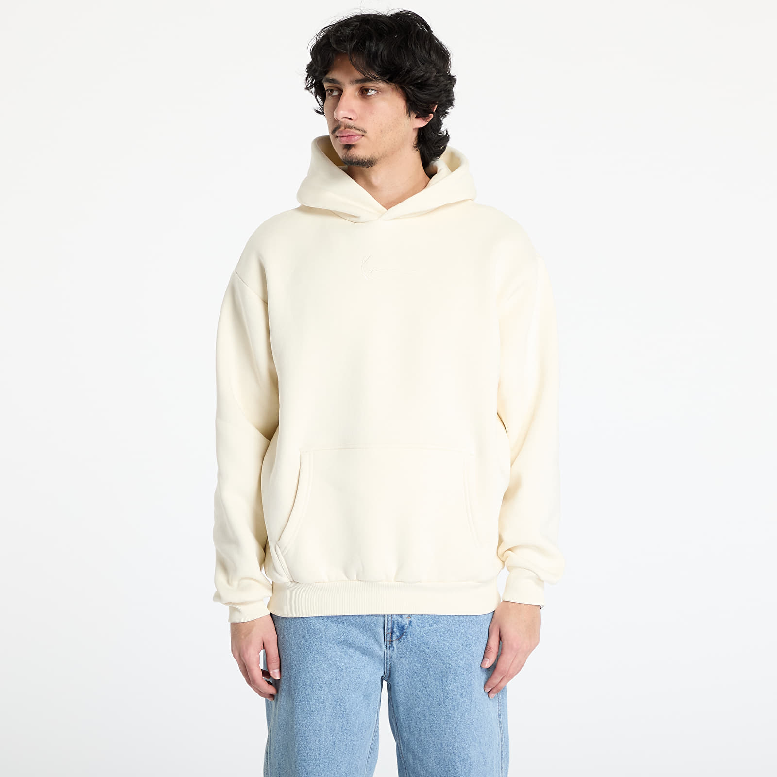 Hoodies and sweatshirts  Karl Kani Small Signature Essential Os Hoodie Off White