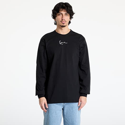 Tričko Karl Kani Small Signature LS Black