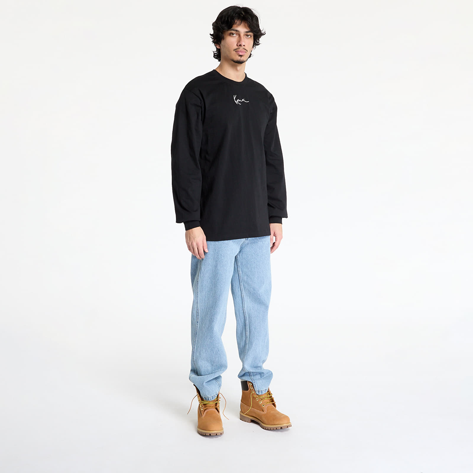 T-shirts Karl Kani Small Signature LS Black