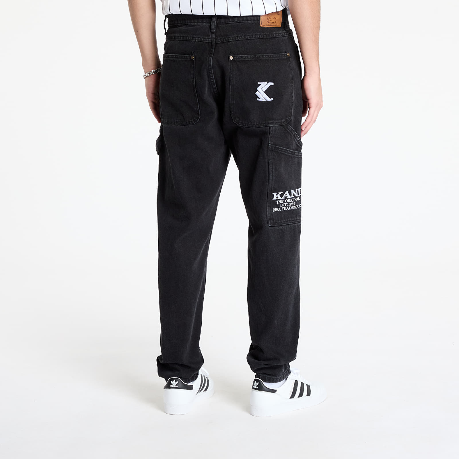 Karl Kani Παντελόνια Karl Kani Retro Tapered Workwear Denim Vintage Black 38 - 3