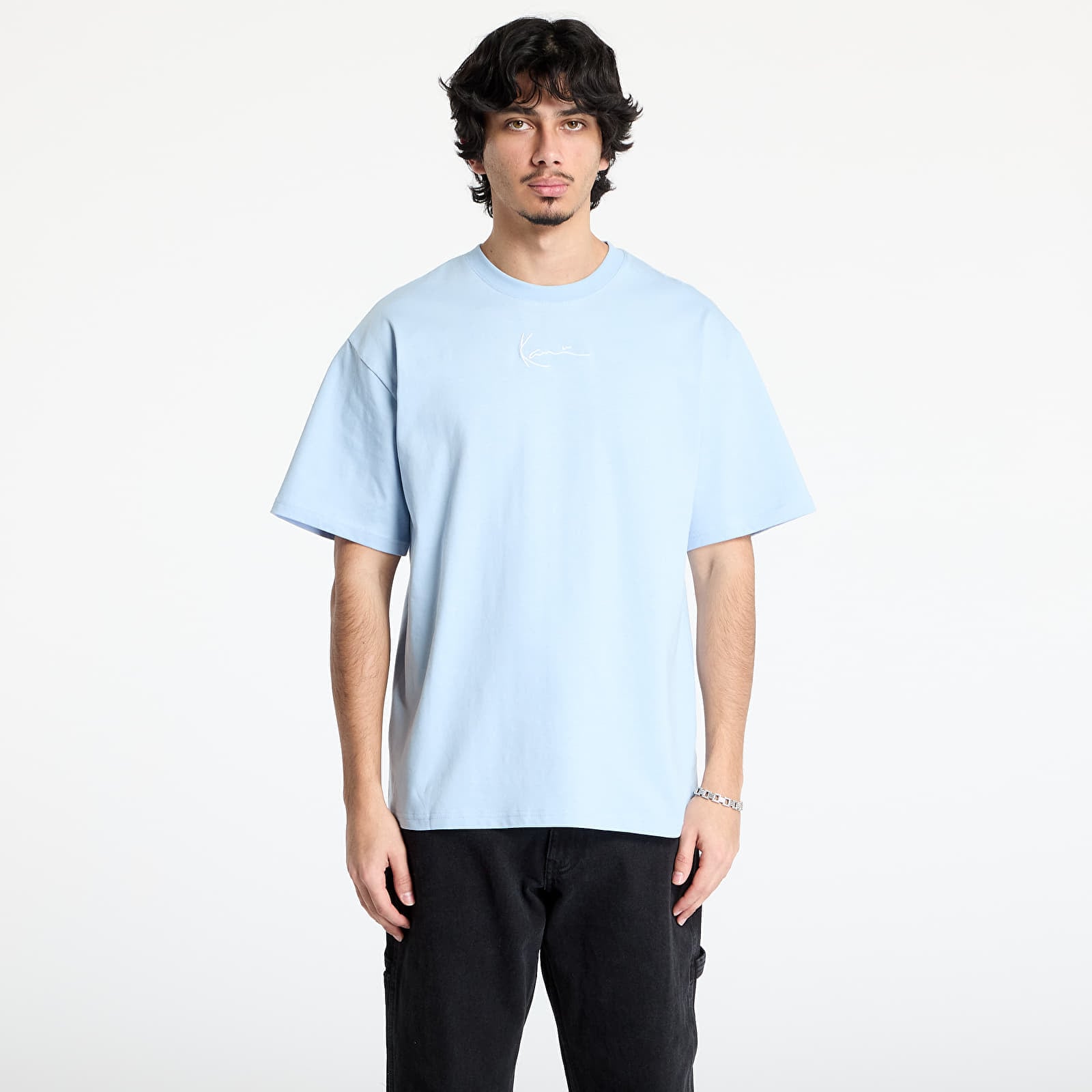 Тениска Karl Kani Small Signature Essential Tee Light Blue S