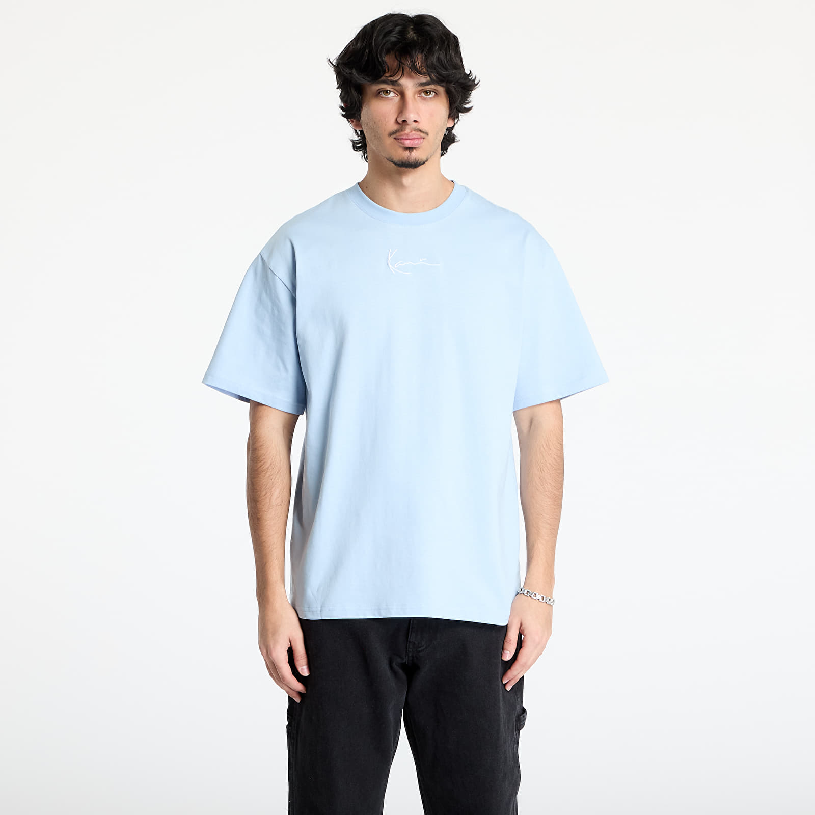 T-shirts Karl Kani Small Signature Essential Tee Light Blue