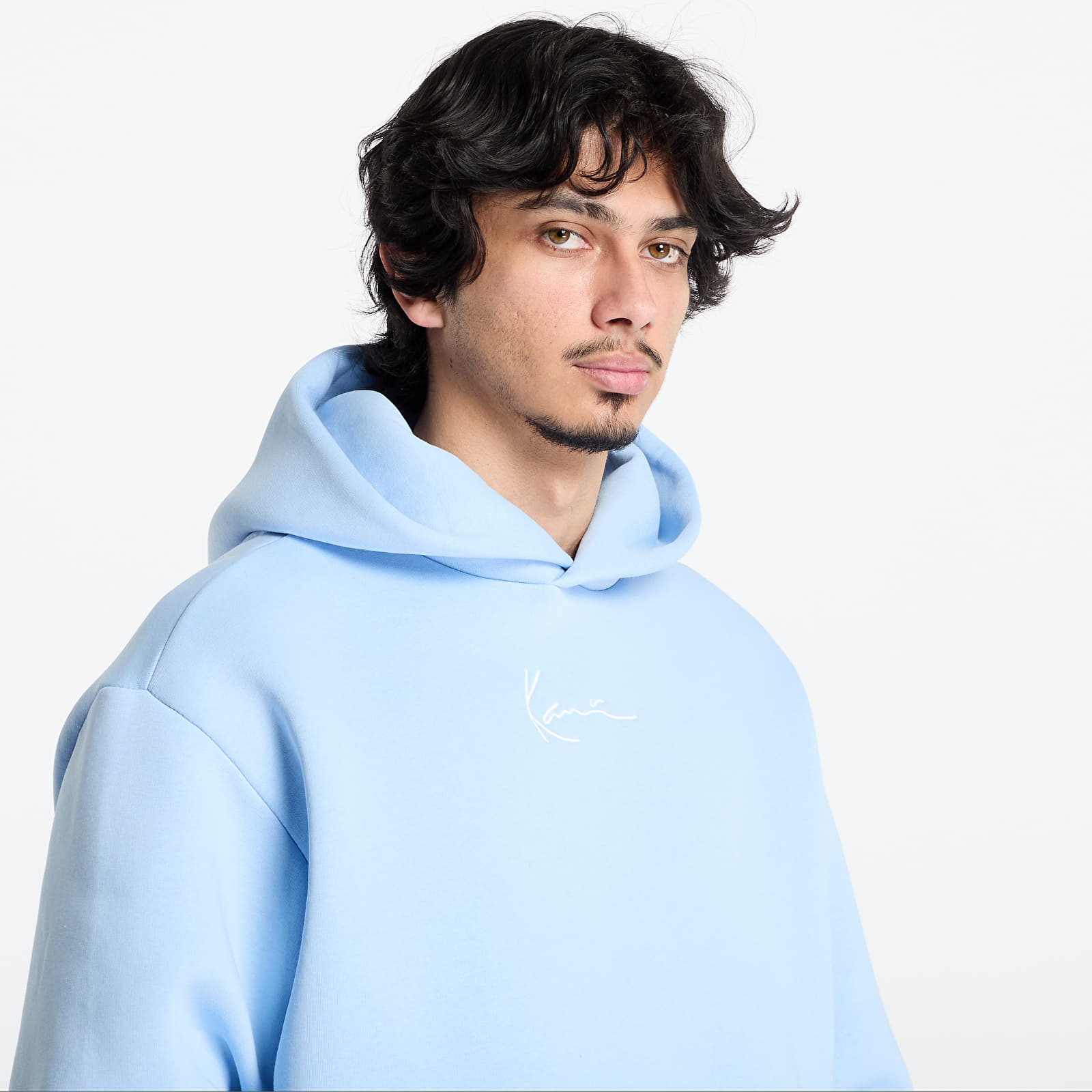 Sweatshirts Karl Kani Small Signature Essential Os Hoodie Light Blue