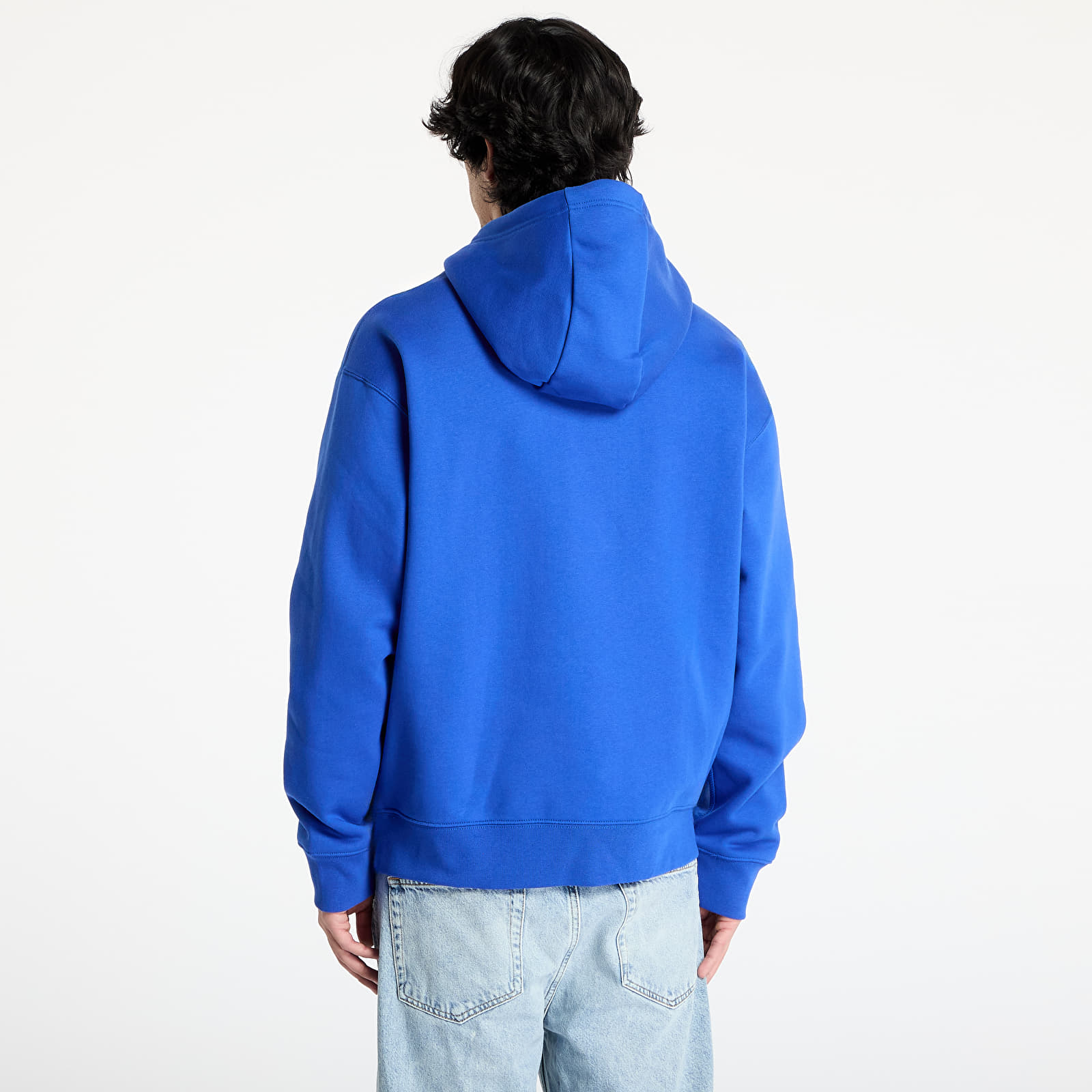 Pánské mikiny Nike ACG Therma-FIT Fleece Pullover Hoodie Game Royal/ Safety Orange/ Summit White