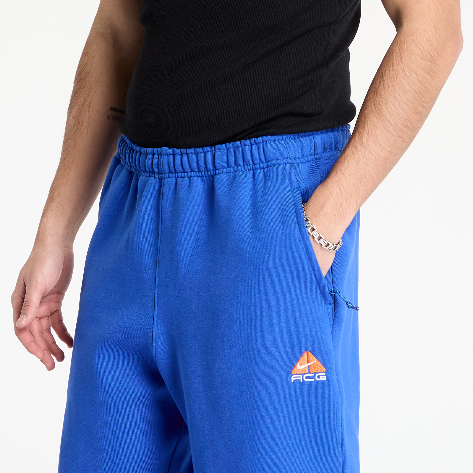 Pantalones de chándal para hombre Nike ACG Lungs Therma-FIT Repel "Tuff Fleece" Pants Game Royal/ Safety Orange/ Summit White
