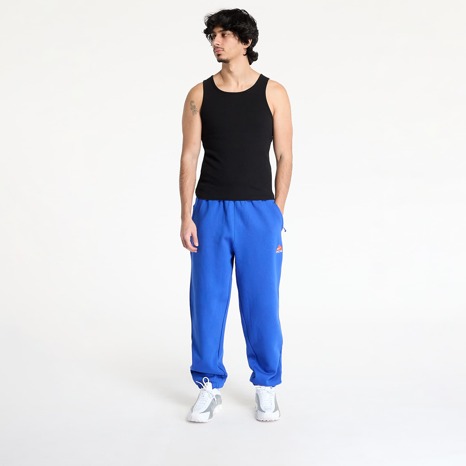 Pantalones de chándal para hombre Nike ACG Lungs Therma-FIT Repel "Tuff Fleece" Pants Game Royal/ Safety Orange/ Summit White