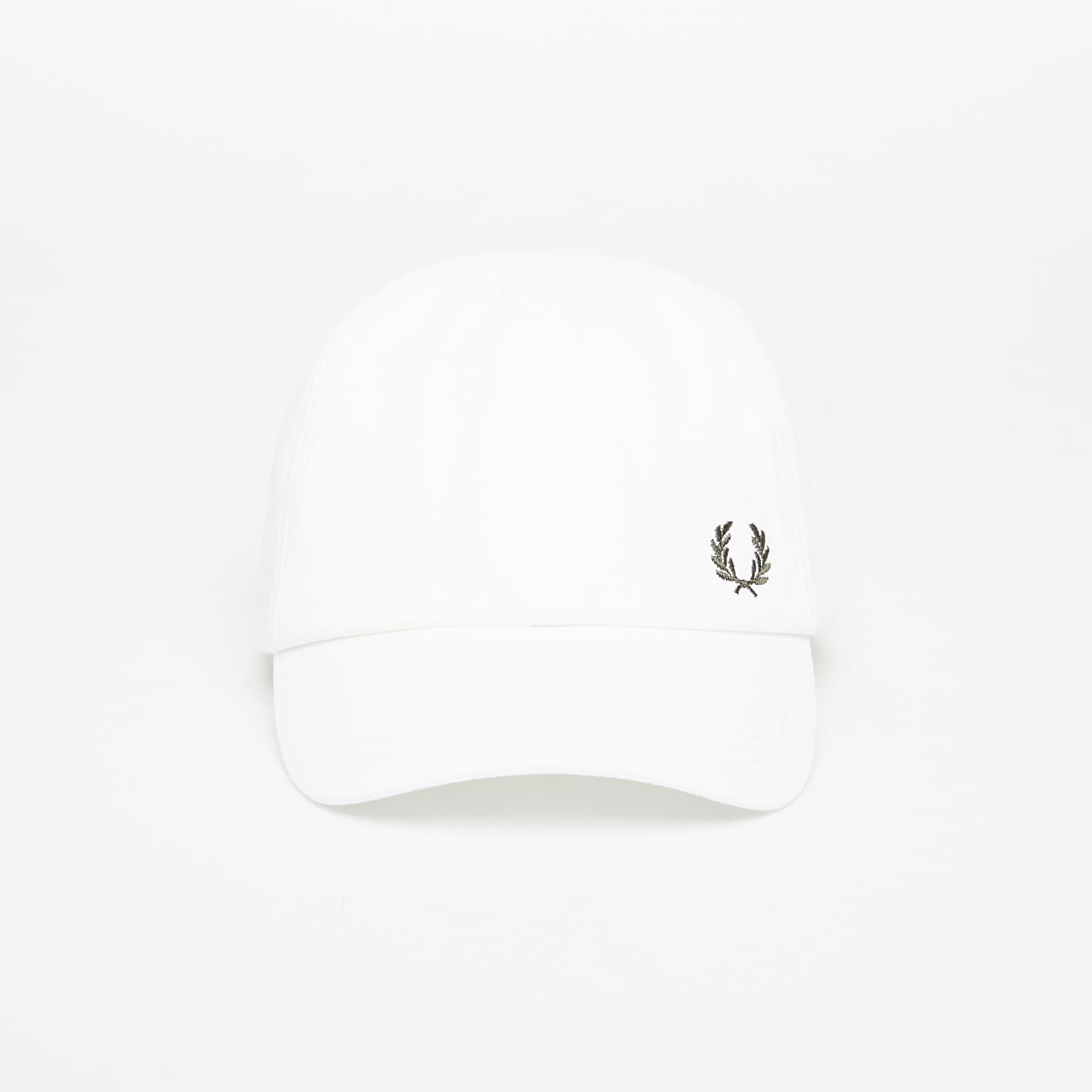Gorras FRED PERRY Pique Classic Cap Snow White/  Court Green