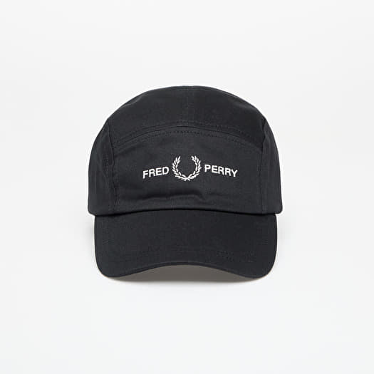 Καπέλα FRED PERRY 5 Panel Flp Twill Cap Black