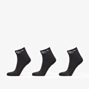 Karl Kani Signature Ankle Socks 3-Pack Black