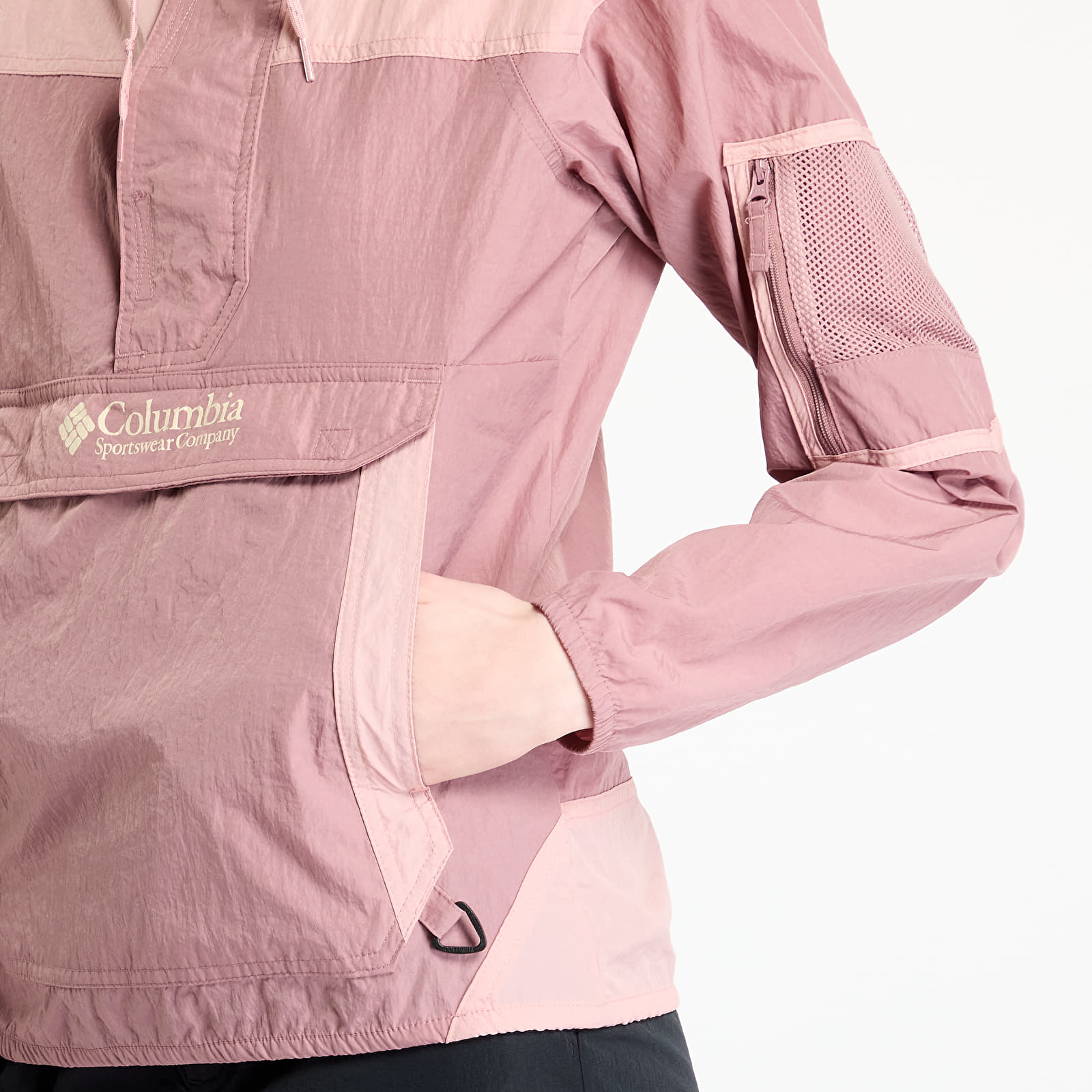 Vindjackor för kvinnor Columbia Challenger™ II Windbreaker Fig/ Eraser Pink