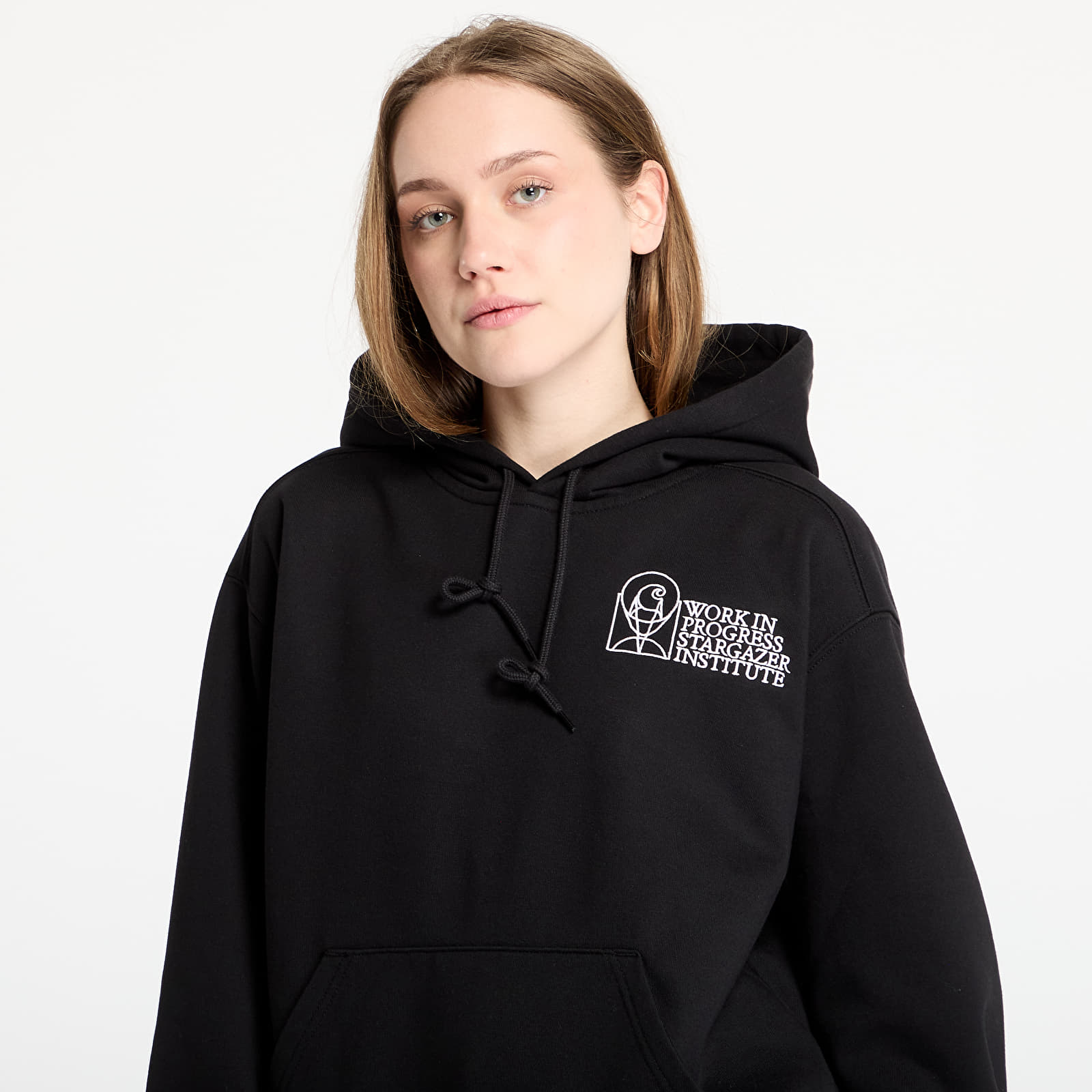 Sweatshirts til mænd Carhartt WIP Hooded Stargazer Sweat UNISEX Black/ White