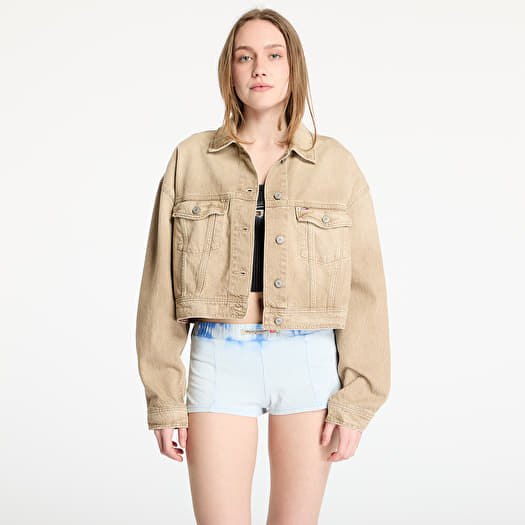 Tommy Jeans Oversized Crop Trucker Jacket Denim