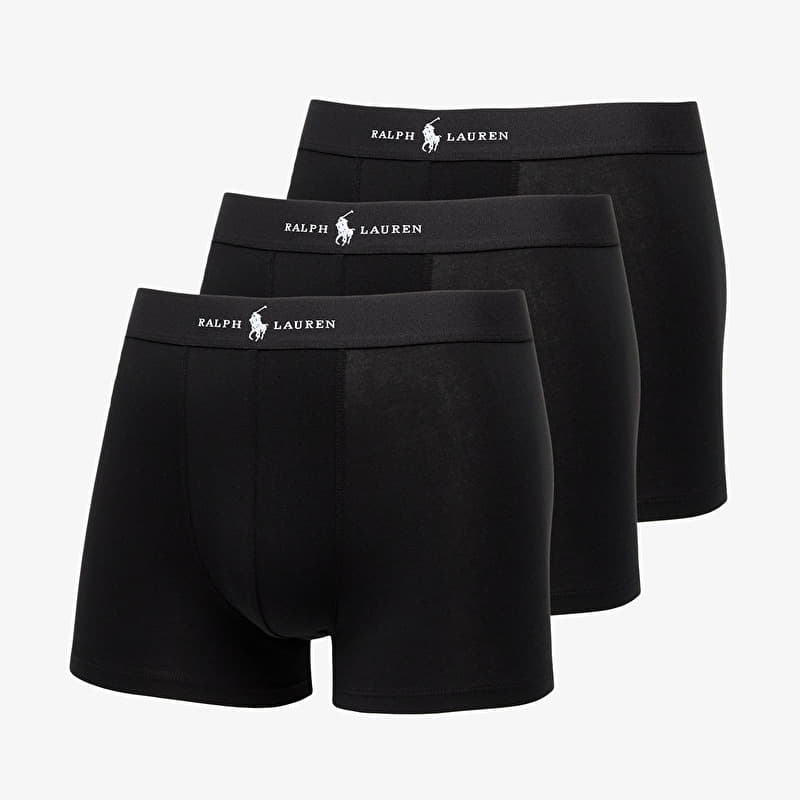 Boksačice Ralph Lauren Clssic Trunk 3-Pack Trunk Black