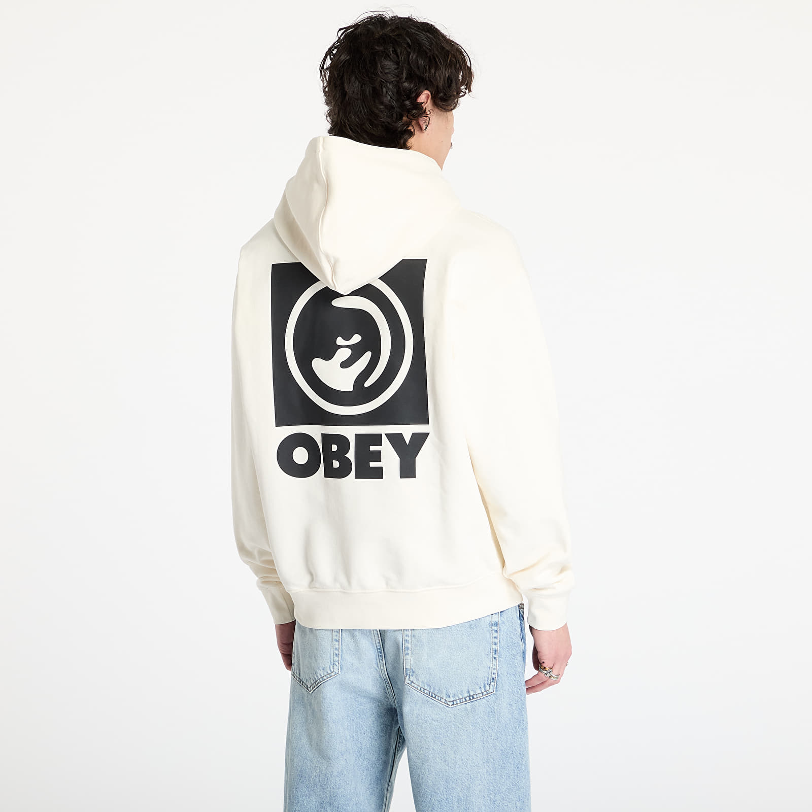 Moške majice OBEY Bold Eye Unbleached