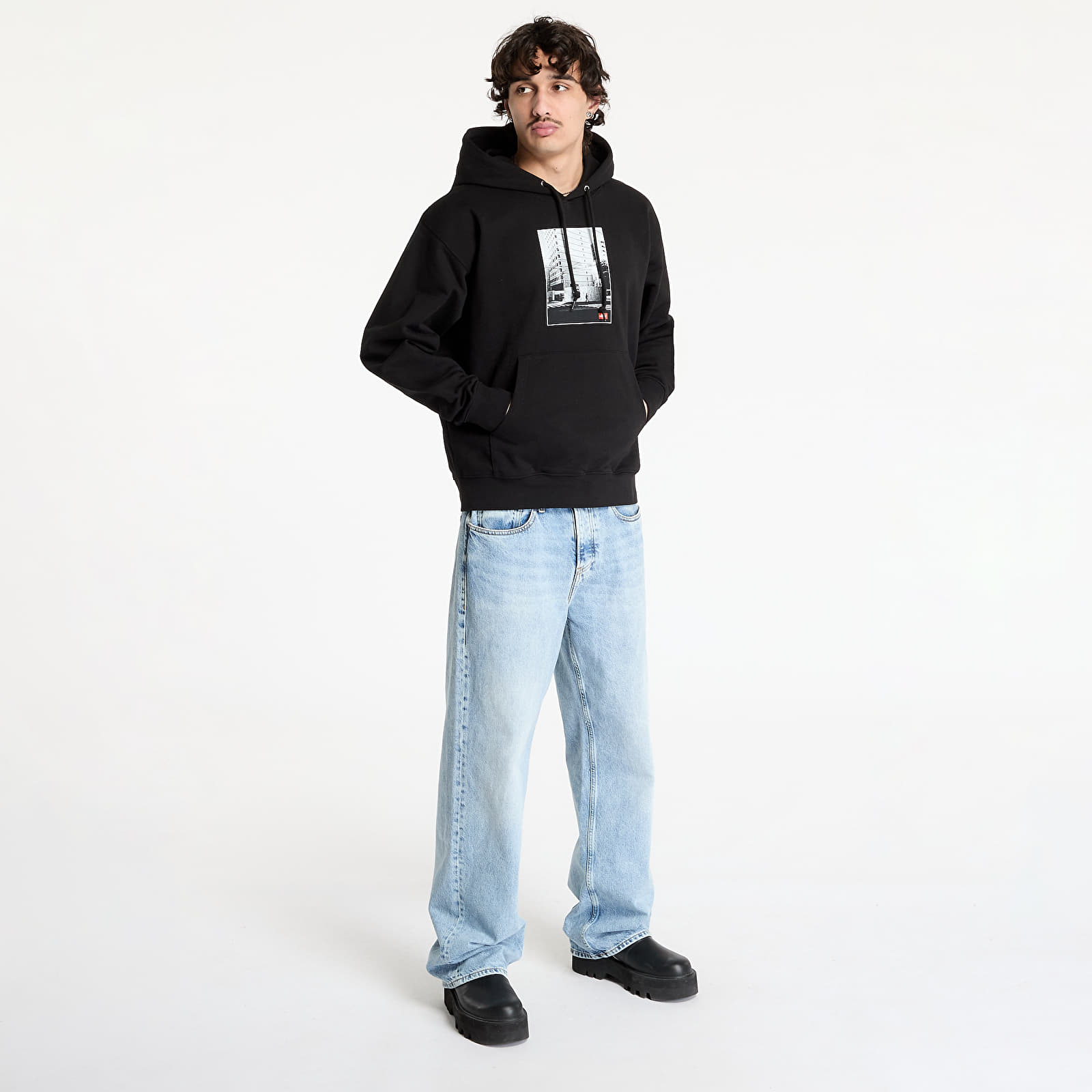 Men's sweatshirts OBEY Osaka Photo Black