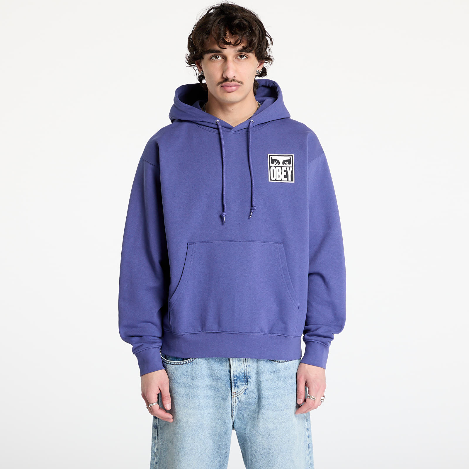 Moške majice OBEY Eyes Icon 2 Skipper Blue