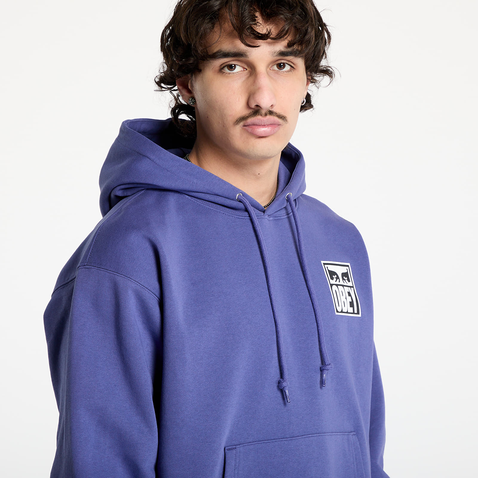 Moške majice OBEY Eyes Icon 2 Skipper Blue
