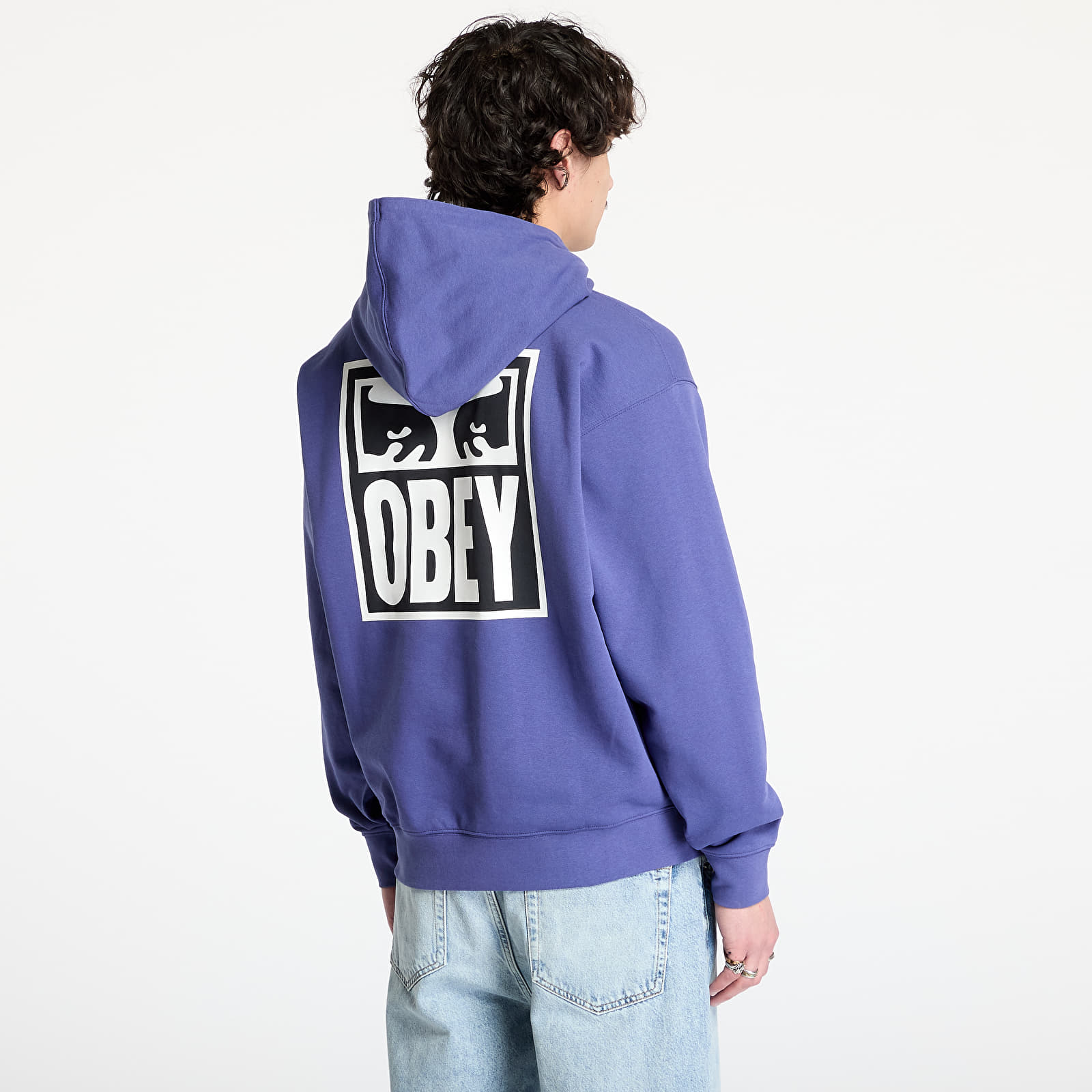 Moške majice OBEY Eyes Icon 2 Skipper Blue