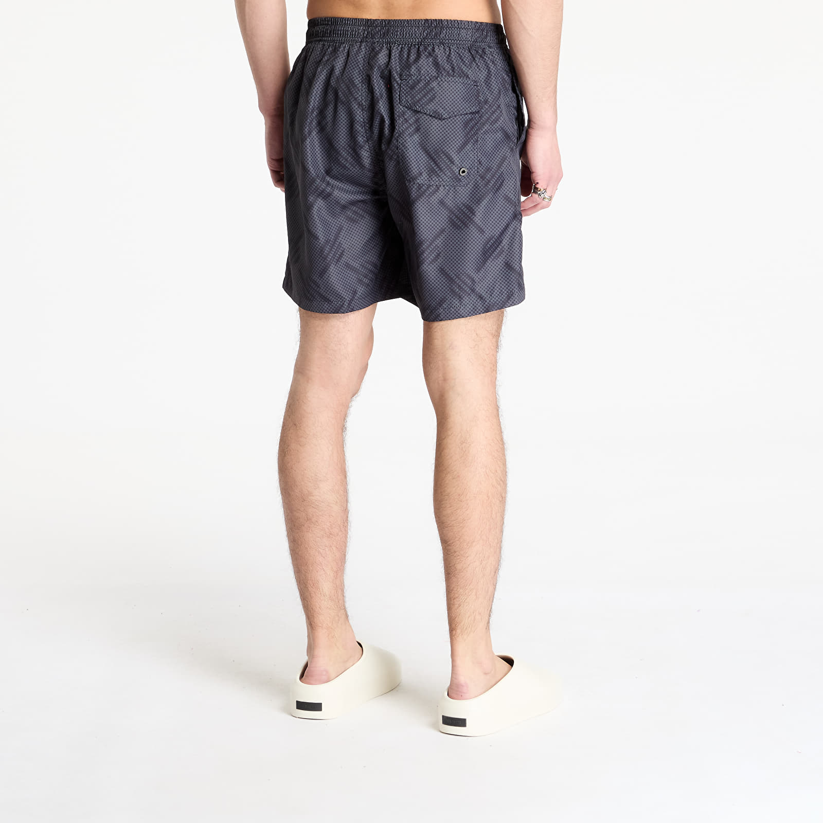 Moške kopalke Daily Paper Dotted Monogram Swimshorts Black