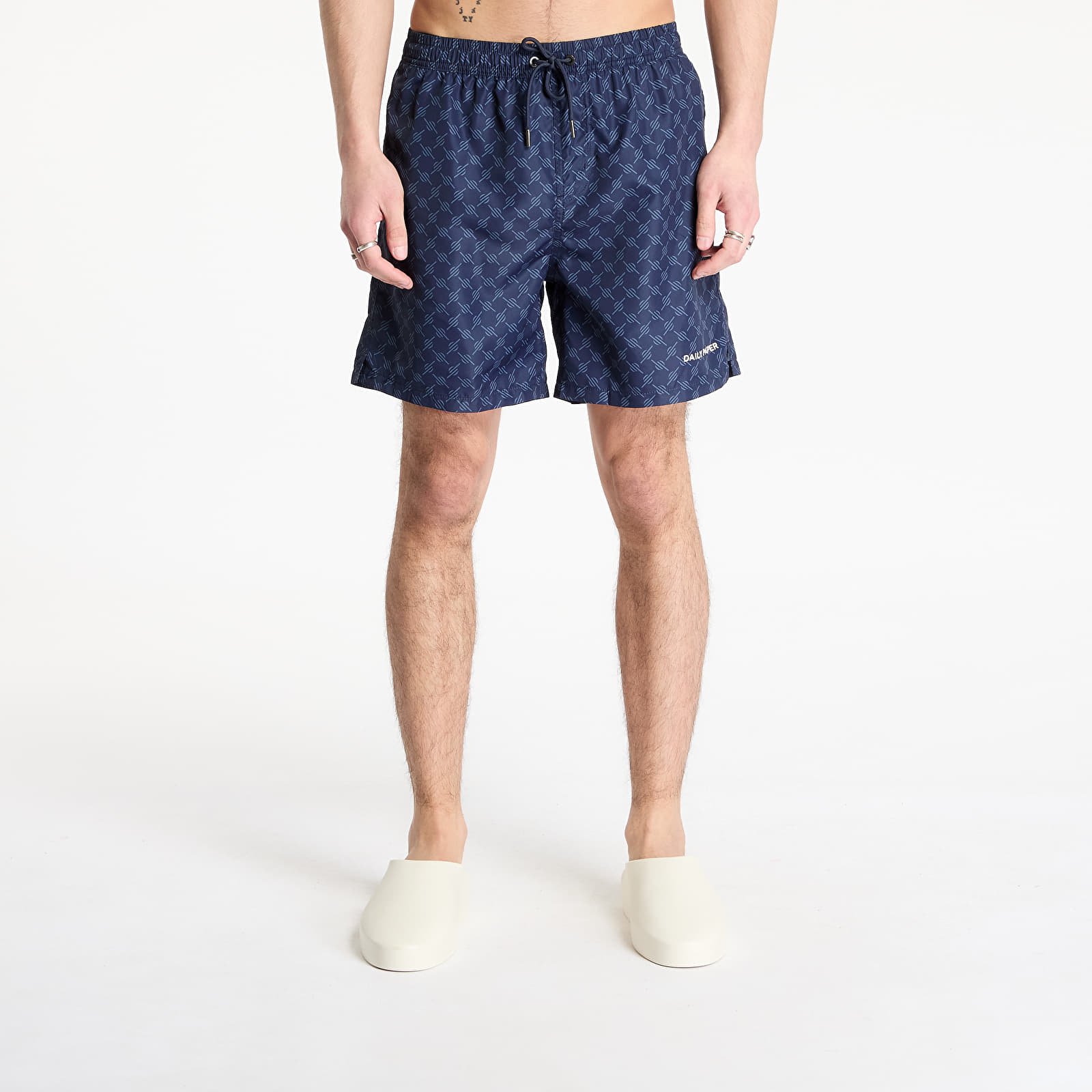 Ανδρικά μαγιό Daily Paper Logo Swimshorts Martime Blue