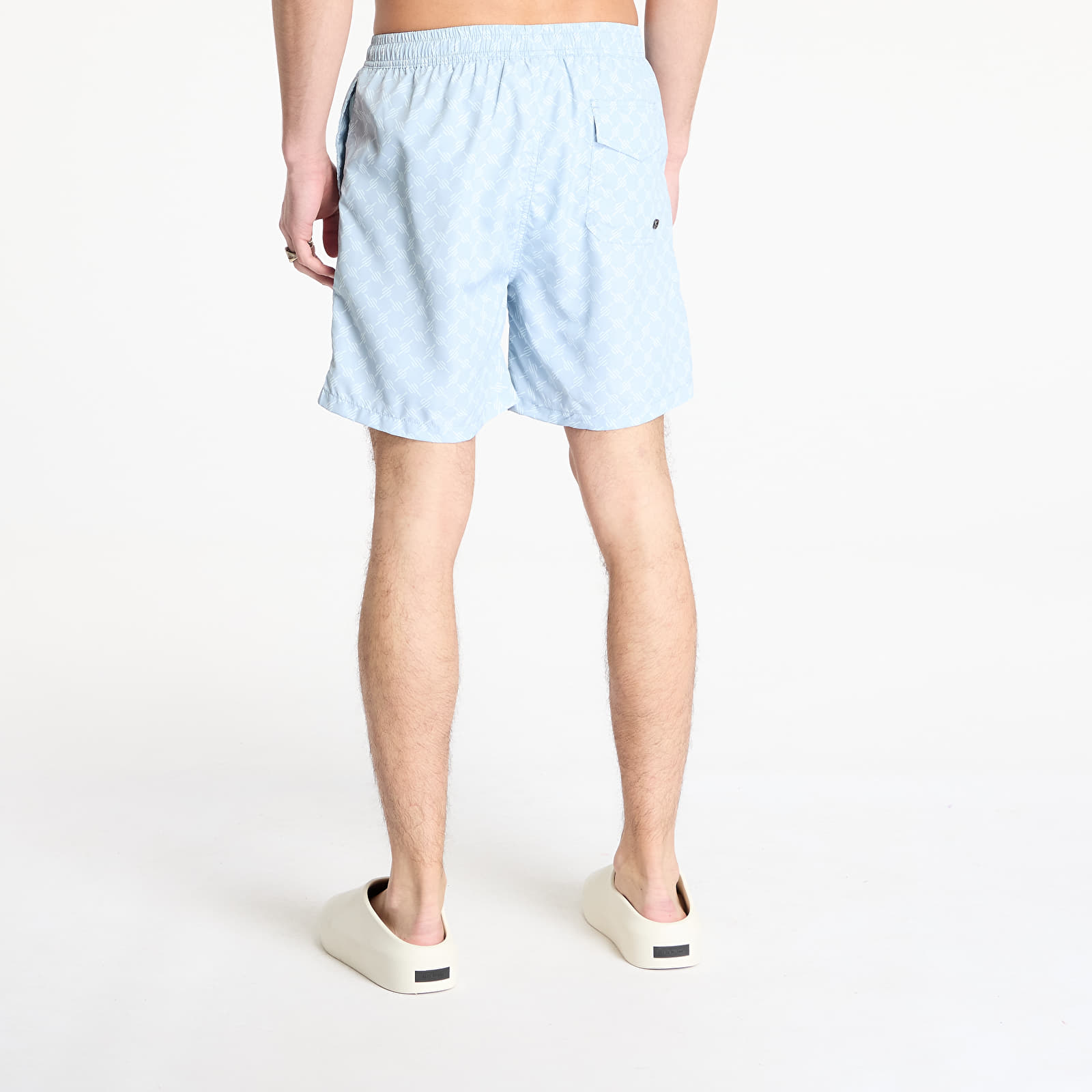 Men's swimwear Daily Paper Logo Swimshorts Subdued Blue
