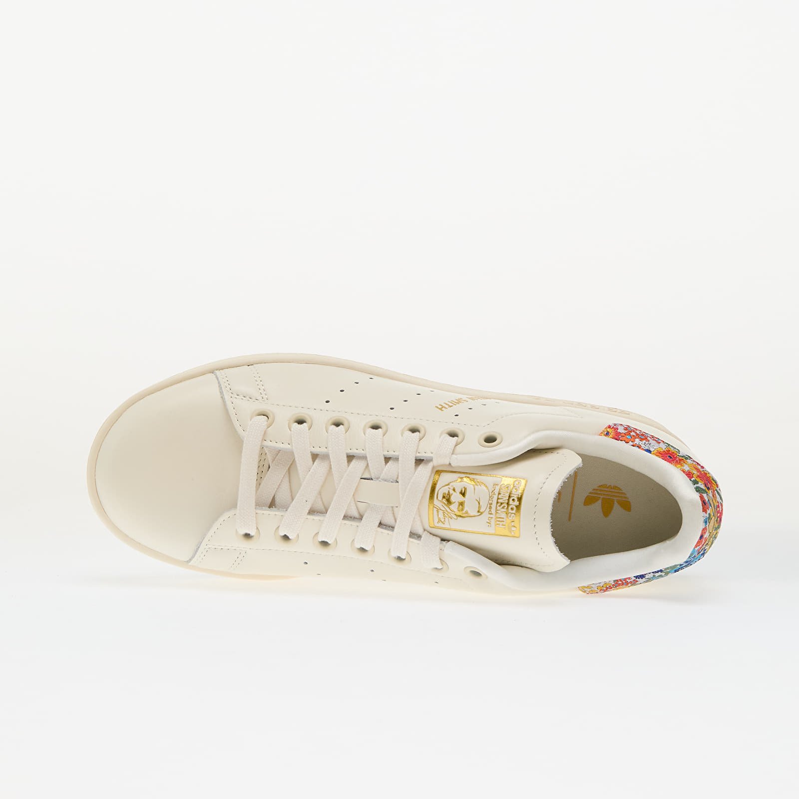 Naiste tossud ja kingad adidas x Liberty London Stan Smith W Off White/ Gold Metallic/ Supplier Colour