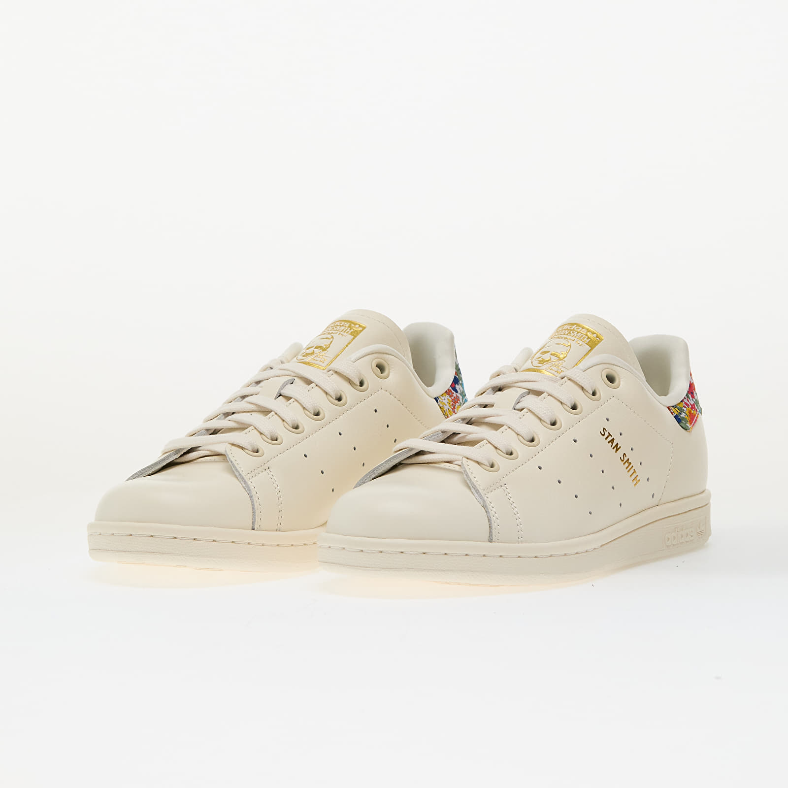 Naiste tossud ja kingad adidas x Liberty London Stan Smith W Off White/ Gold Metallic/ Supplier Colour
