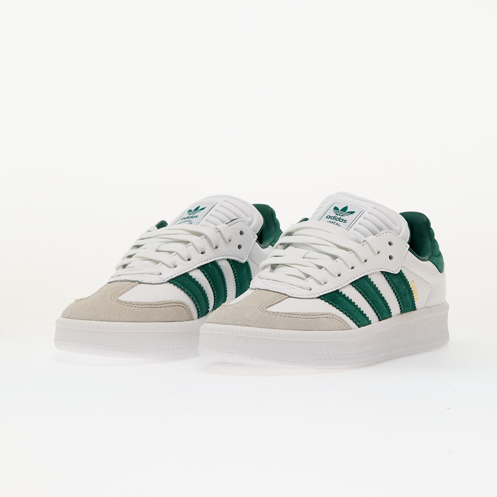 Men's sneakers and shoes adidas Samba Xlg Ftw White/ Collegiate Green/ Clear Granite
