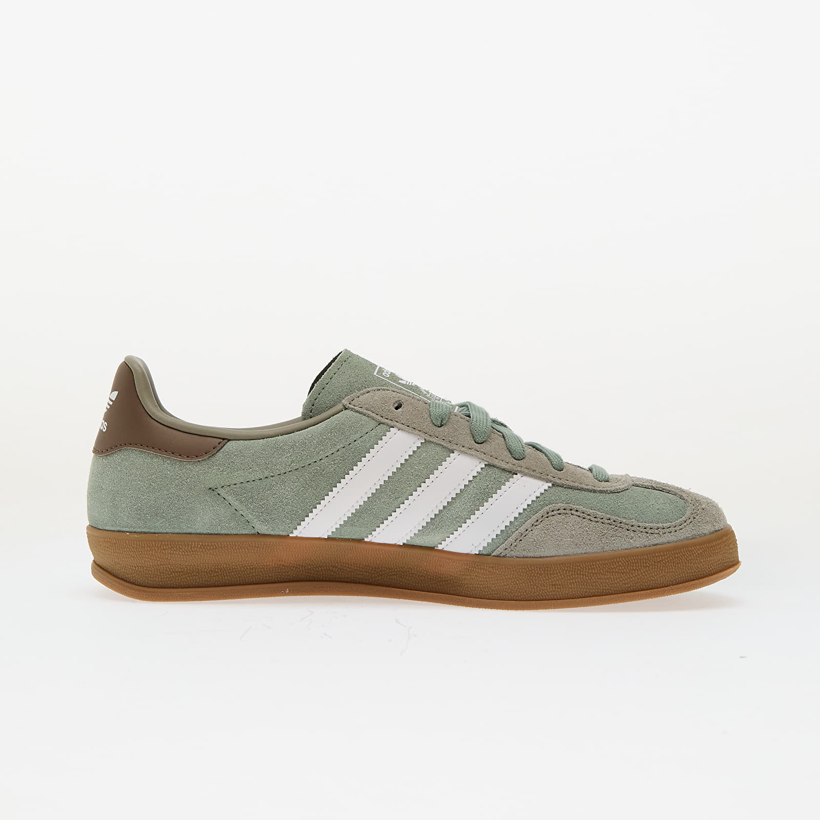 Men's sneakers and shoes adidas Gazelle Indoor Silver Pebble/ Silver Green/ Ftw White
