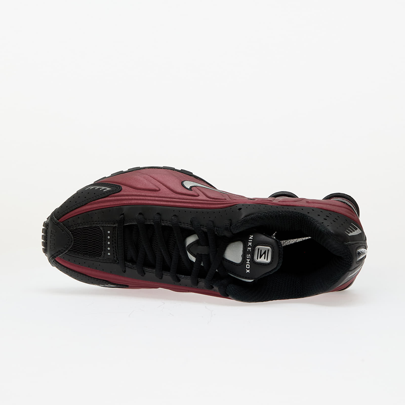 Sneakers und Schuhe für Frauen Nike W Shox R4 Black/ Metallic Silver-Team Red