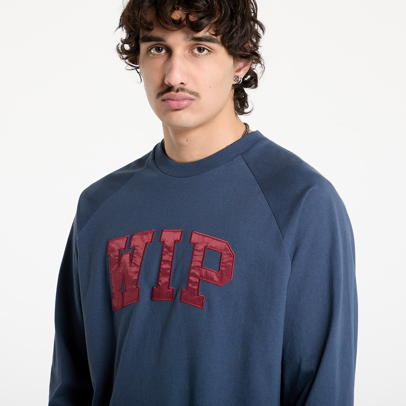 Camisetas hombre Carhartt WIP Longsleeve WIP T-Shirt UNISEX Dusky Blue/ Mulberry