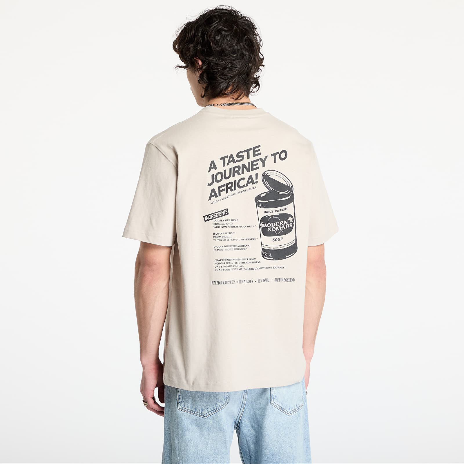 Men's T-shirts Daily Paper Soup T-Shirt UNISEX Nacreous Clouds