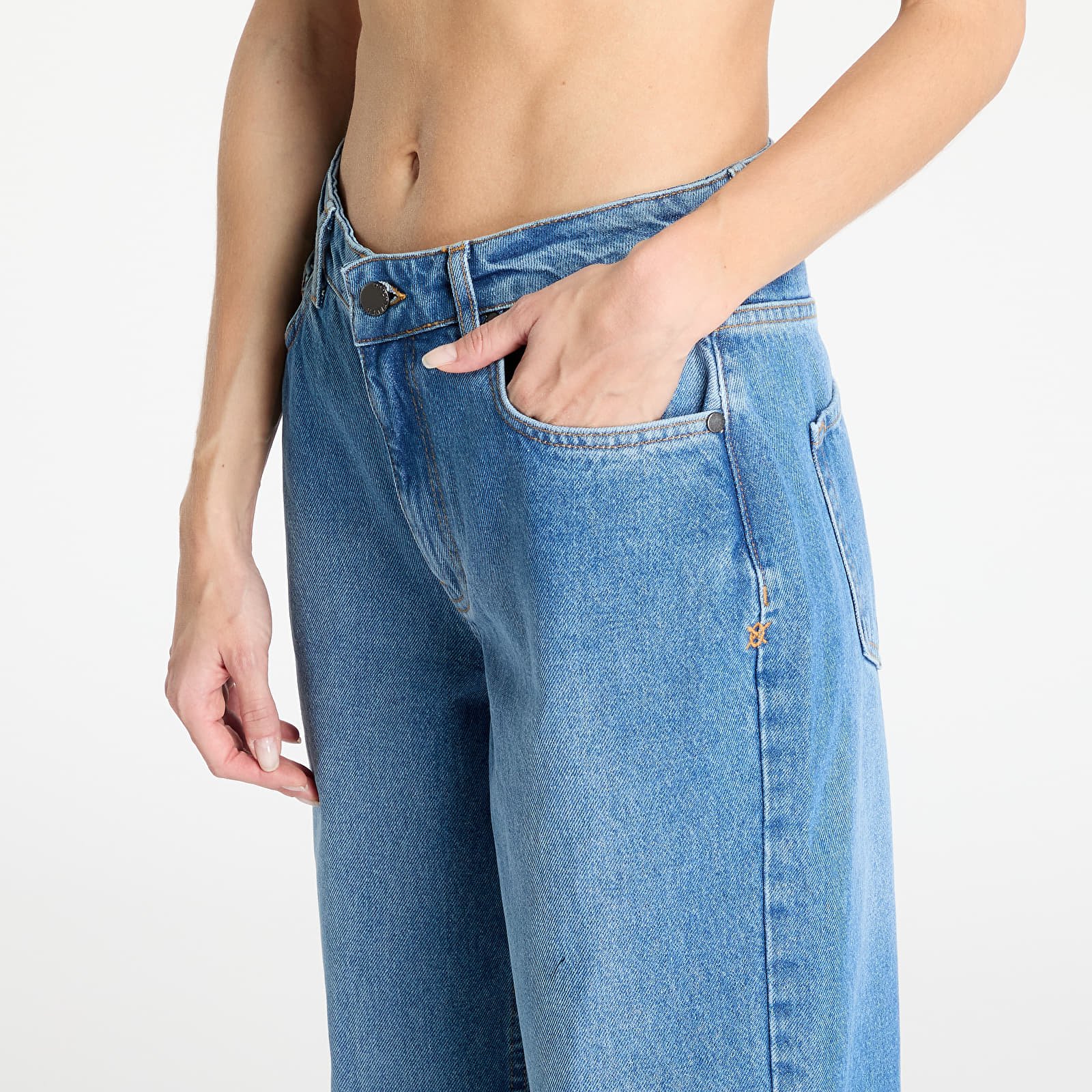 Teksad ja püksid Daily Paper Asola Avery Pants Light Blue