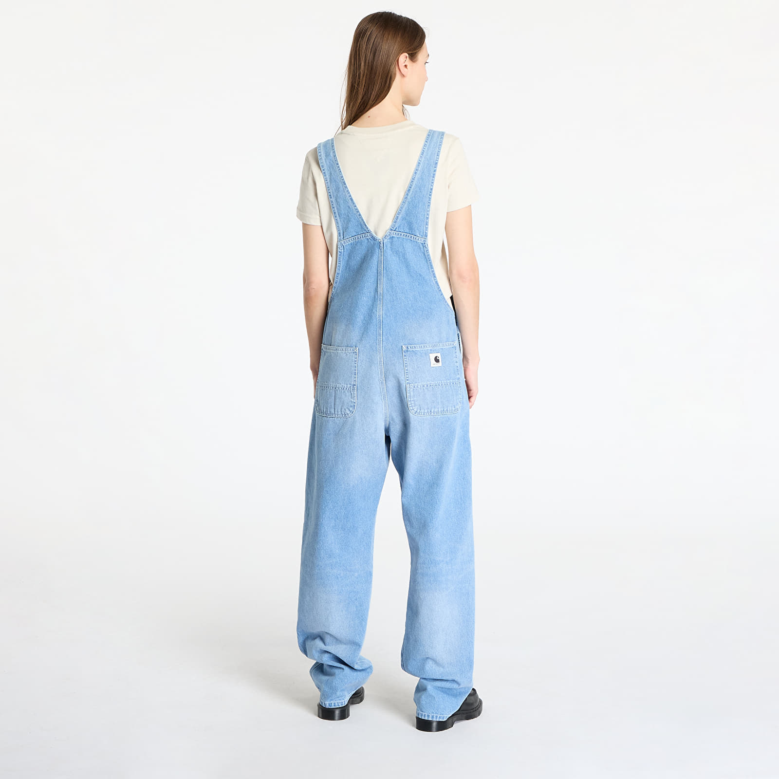 Teksad Carhartt WIP W Bib Overall Straight Blue
