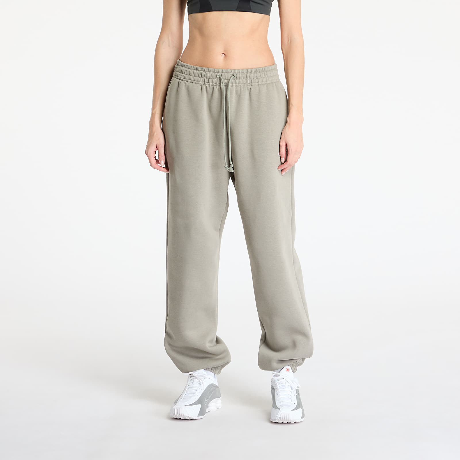 Pantalones de chándal para mujer Nike Sportswear Phoenix Fleece Women's High-Waisted Oversized Sweatpants Light Army/ Sail