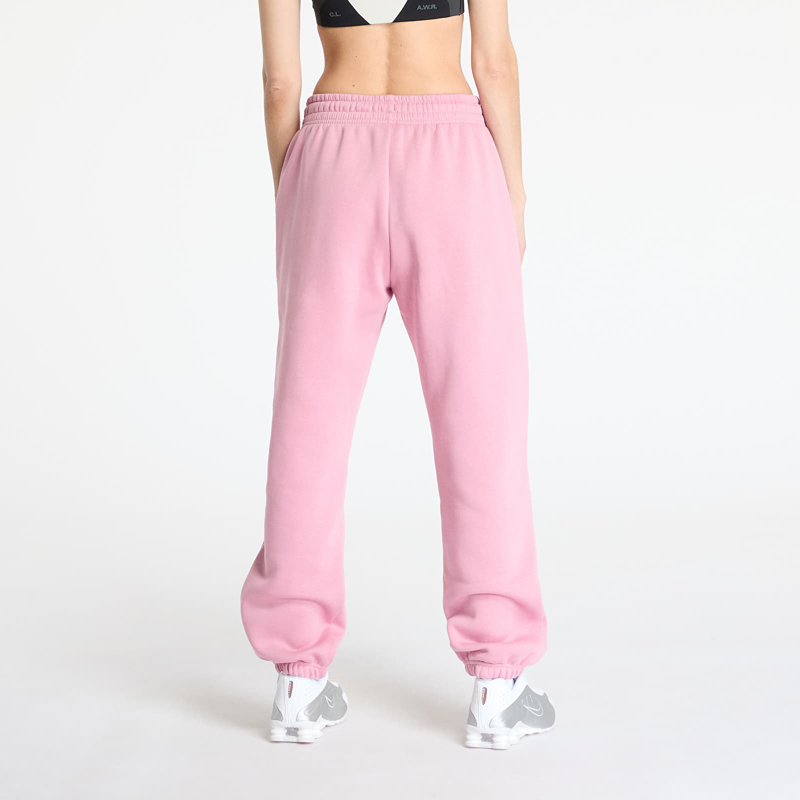 Naiste dressipüksid Nike Sportswear Phoenix Fleece Women's High-Waisted Oversized Sweatpants Elemental Pink/ Sail