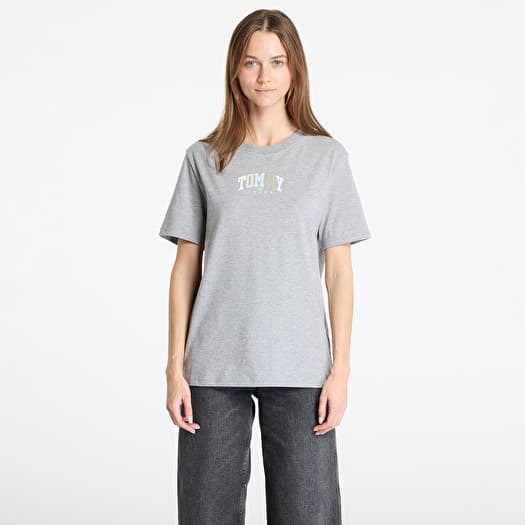 Tommy Jeans Relaxed Color Varsity Tee Gray