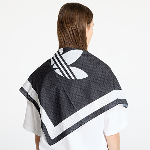 Scarves adidas Trefoil Monogram Bandana Black/ Black/ White Queens