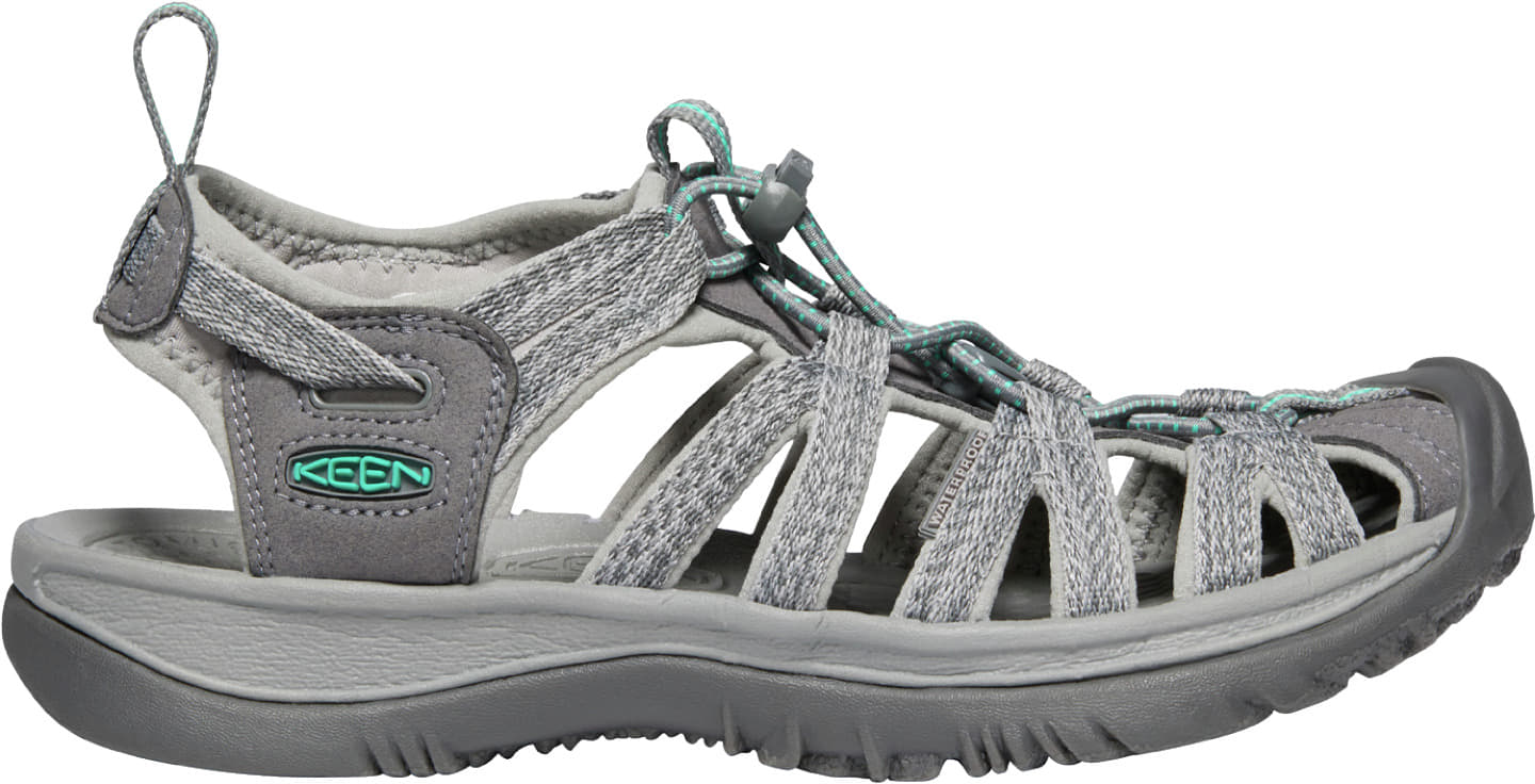 Sneakers und Schuhe für Frauen KEEN Whisper Medium Grey/ Peacock Green