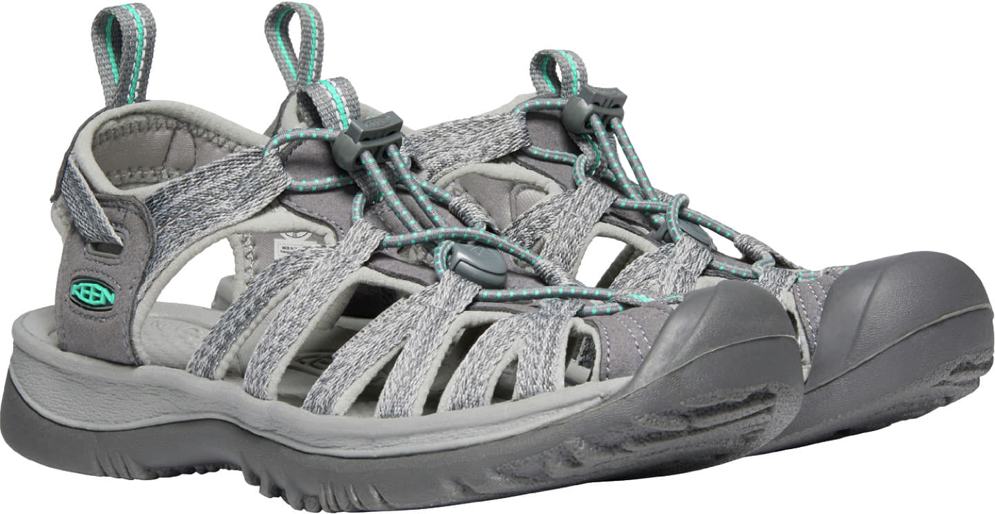 Sneakers und Schuhe für Frauen KEEN Whisper Medium Grey/ Peacock Green
