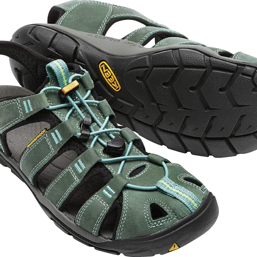 Sneakers KEEN Clearwater Cnx Leather Mineral Blue/ Yellow EUR 39