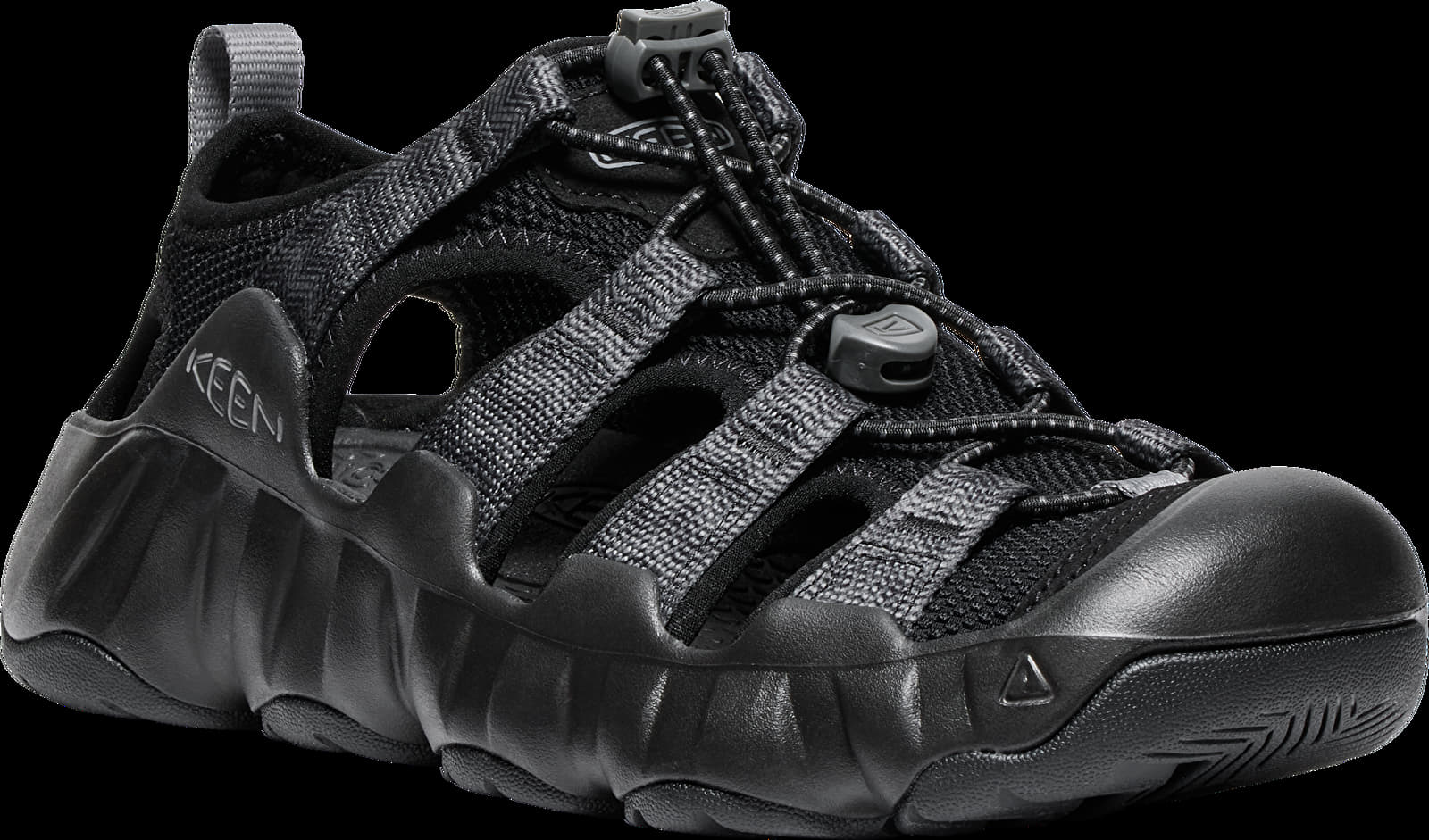 Joggesko og sko for kvinner KEEN Hyperport H2 Black/ Steel Grey