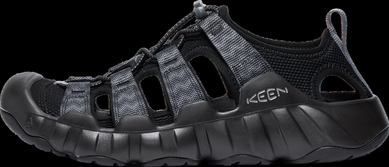 Vīriešu čības un apavi KEEN Hyperport H2 Black/ Steel Grey