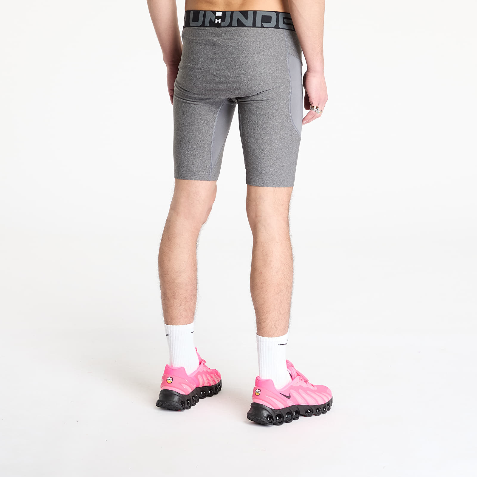 Szorty męskie Under Armour Hg Armour Long Shorts Carbon Heather/ Black